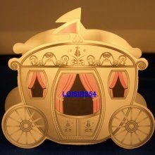 Carrosse carton pour dragées 10 cm